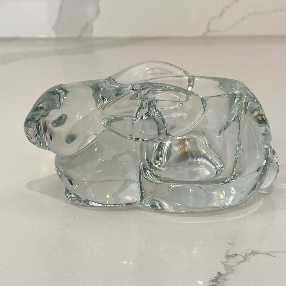 Vintage Glass Bunny - Indiana Glass